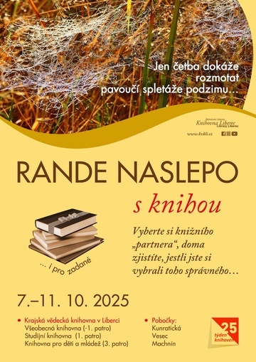 Plakát Rande naslepo (s knihou)
