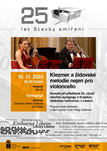 Plakát Klezmer a židovské melodie nejen pro violoncello