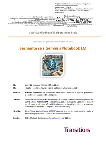 Plakát Seznamte se s Gemini a Notebook LM