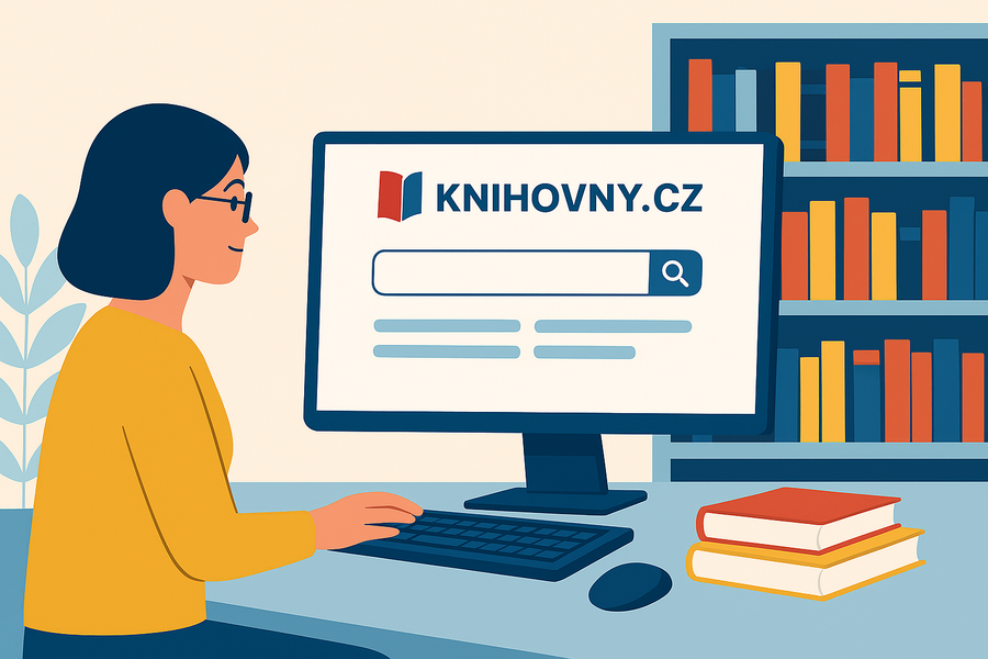 Plakát Portál Knihovny.cz v praxi