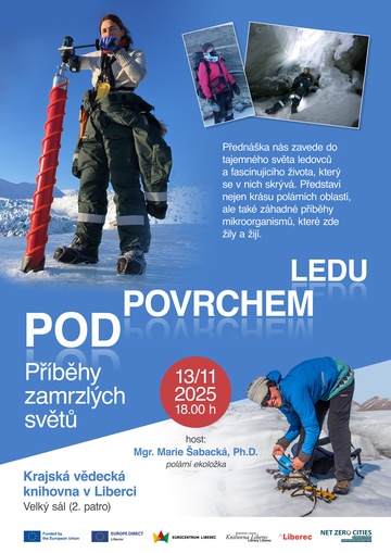 Plakát Marie Šabacká: Pod povrchem ledu – příběhy zamrzlých světů