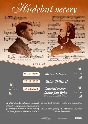 Plakát Vánoční večer: J. J. Ryba