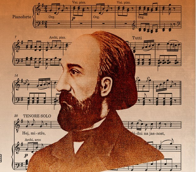 Plakát Vánoční večer: J. J. Ryba