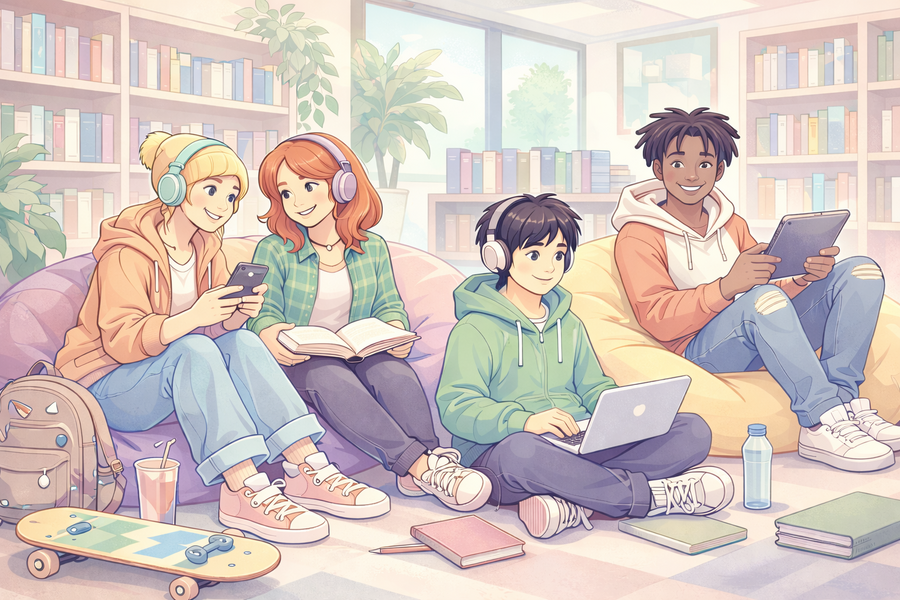 Plakát Knihovnická dílna: Teens v knihovně