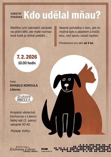 Plakát Divadlo Kordula: Kdo udělal mňau?