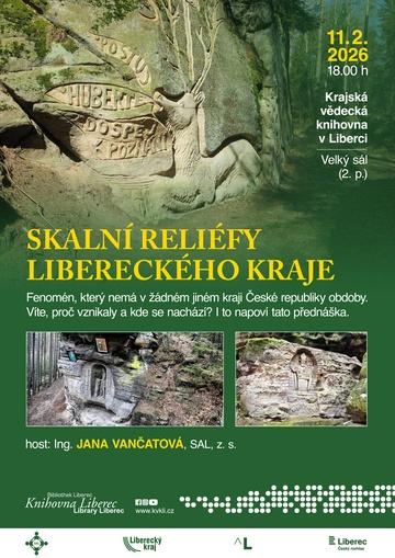 Plakát Skalní reliéfy Libereckého kraje