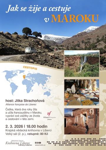 Plakát Dny frankofonie: Jak se žije a cestuje v Maroku