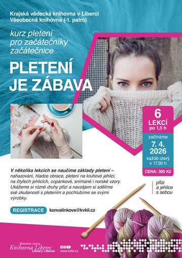 Plakát Pletení je zábava