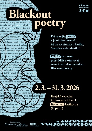 Plakát Blackout poetry