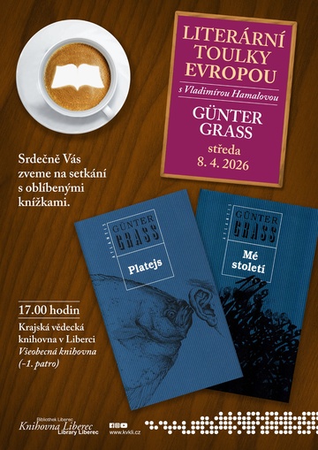 Plakát Literární toulky Evropou – Günter Grass