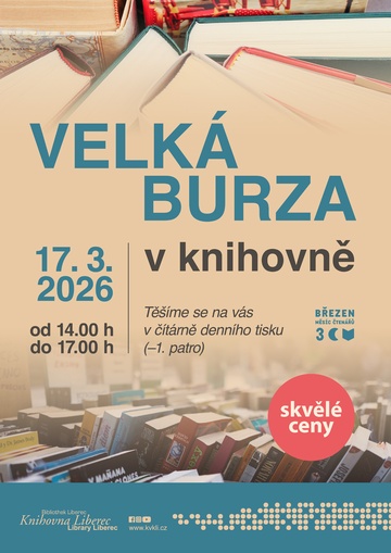 Plakát Velká burza knih