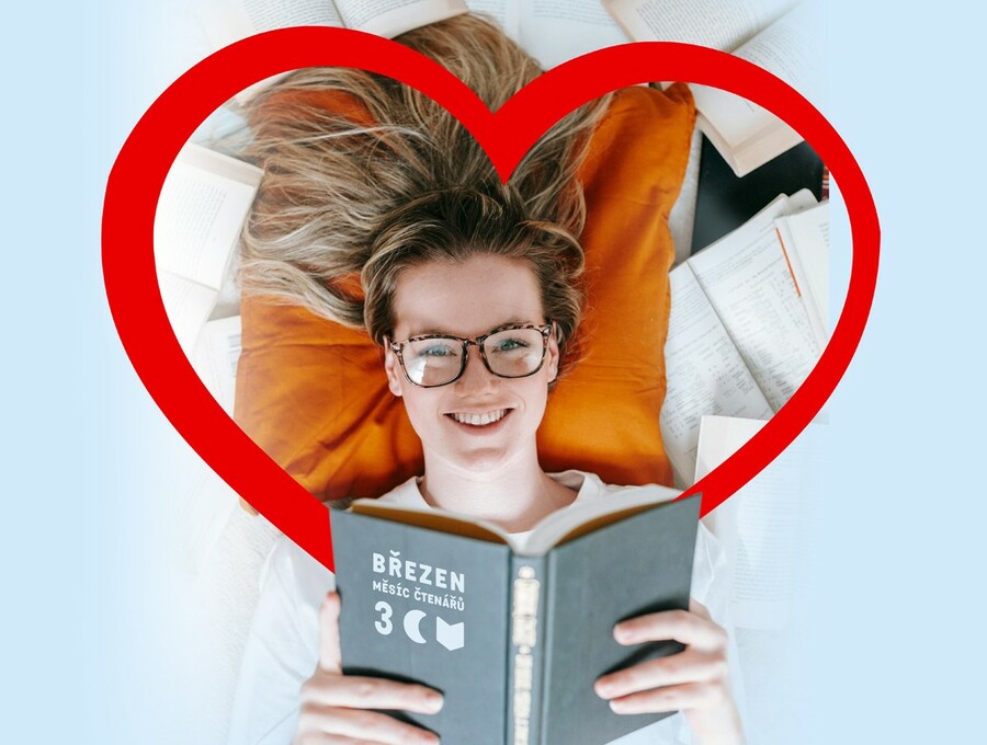 Plakát Moje knižní srdcovka