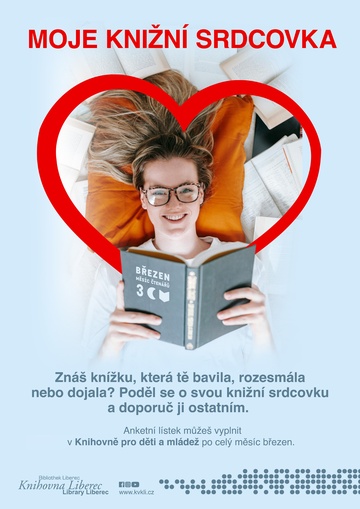 Plakát Moje knižní srdcovka