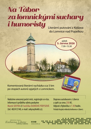 Plakát Na Tábor za lomnickými suchary i humoristy