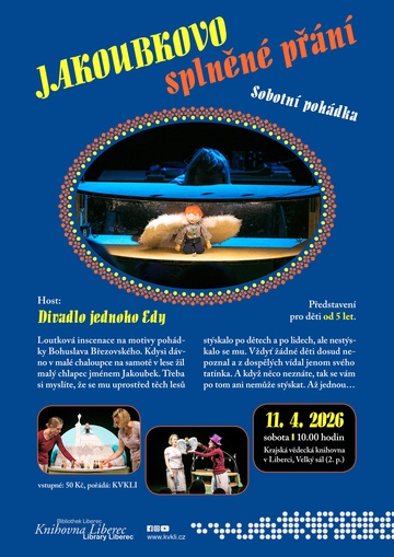Plakát Divadlo jednoho Edy: Jakoubkovo splněné přání