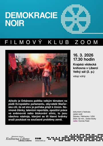 Plakát Demokracie Noir