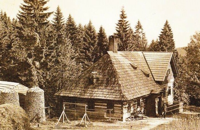 Plakát Sklářské osady Nová Louka a Kristiánov