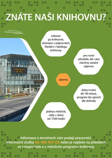Plakát Znáte naši knihovnu? 