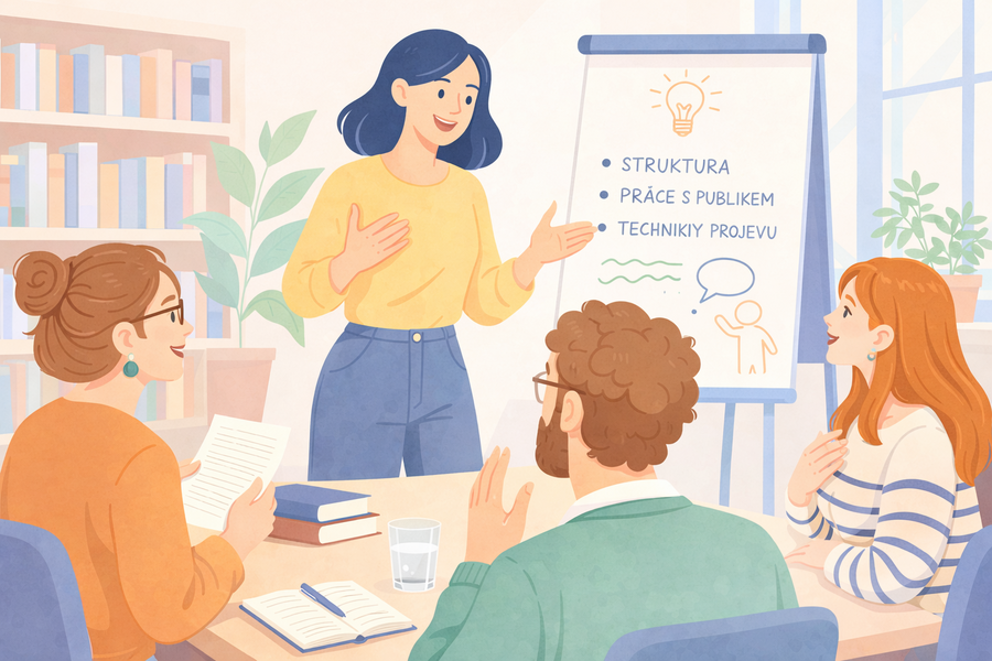 Plakát Prezentační dovednosti pro knihovníky