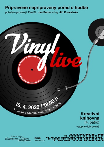 Plakát Vinyl live