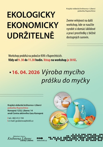 Plakát Ekologicky, ekonomicky, udržitelně