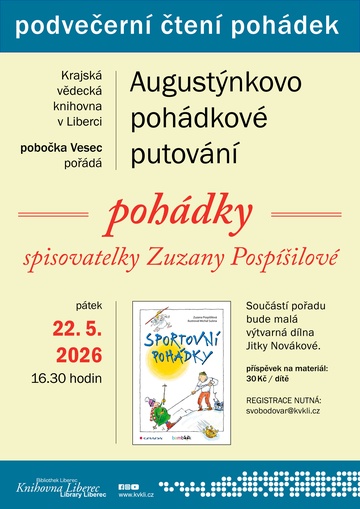 Plakát Podvečerní čtení pohádek