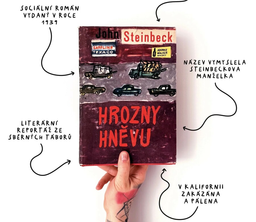 Plakát Načteno John Steinbeck: Hrozny hněvu 