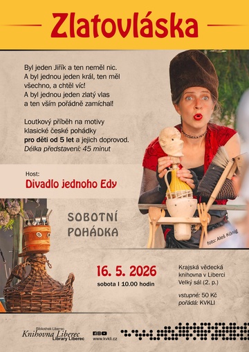 Plakát Divadlo jednoho Edy: Zlatovláska