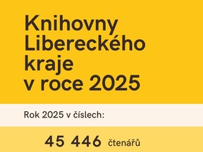 Knihovny Libereckého kraje v číslech v roce 2025