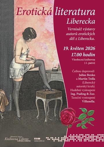 Plakát Erotická literatura Liberecka