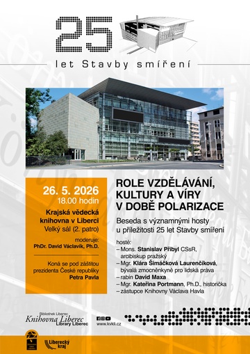 Plakát Role vzdělávání, kultury a víry v době polarizace