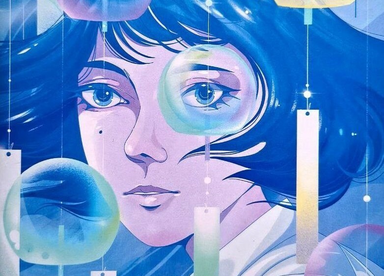 Plakát Katarina Kratochvílová - ilustrace