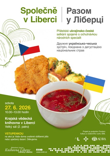 Plakát Společně v Liberci / Разом у Ліберці