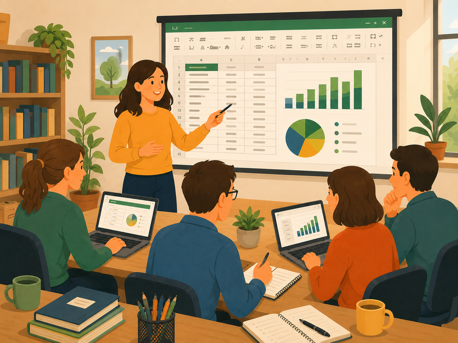 Plakát Excel pro mírně pokročilé 1. část
