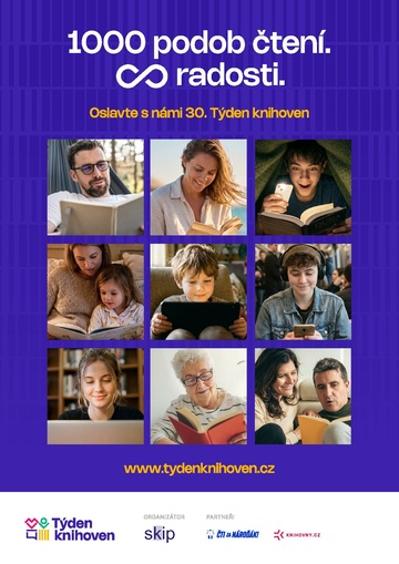 Plakát Týden knihoven 2026 (30. ročník)
