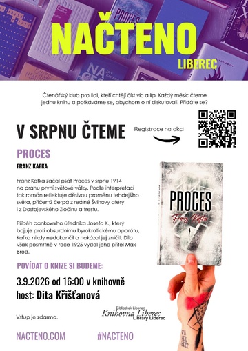 Plakát Načteno: Franz Kafka Proces