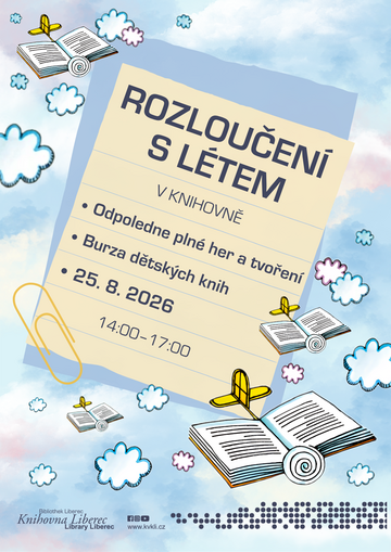 Plakát Rozloučení s létem v knihovně