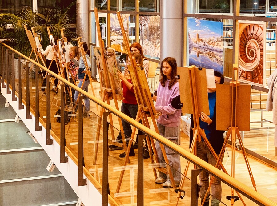 Plakát Kresba a malba s Ateliérem Tuba
