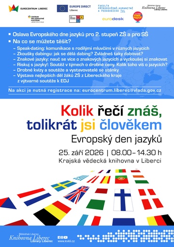 Plakát Evropský den jazyků