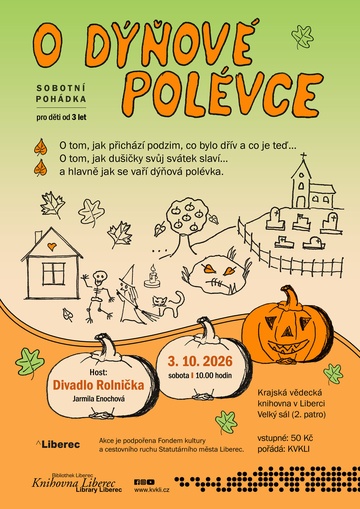 Plakát Divadlo Rolnička: O dýňové polévce