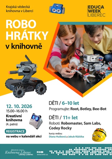 Plakát Robohrátky pro děti od 6 let