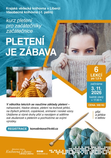 Plakát Pletení je zábava