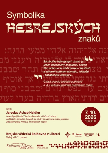 Plakát Symbolika hebrejských znaků
