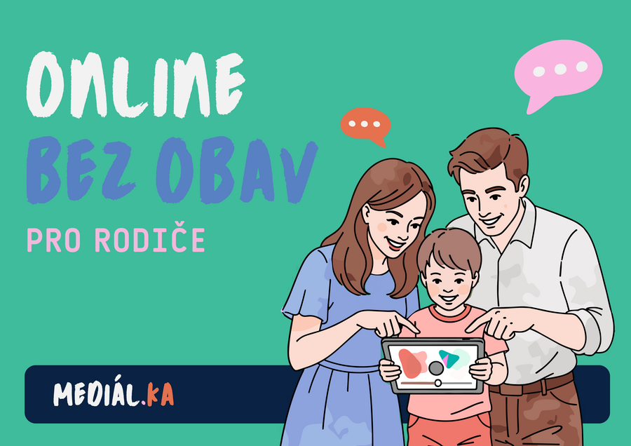 Plakát Online bez obav pro rodiče dětí 