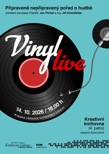Plakát Vinyl live