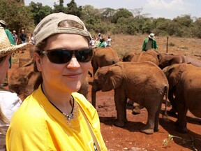 Hana Hindráková Sloní sirotčinec Nairobi