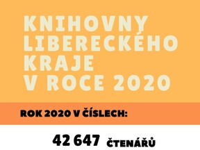 Knihovny Libereckého kraje v číslech v roce 2020