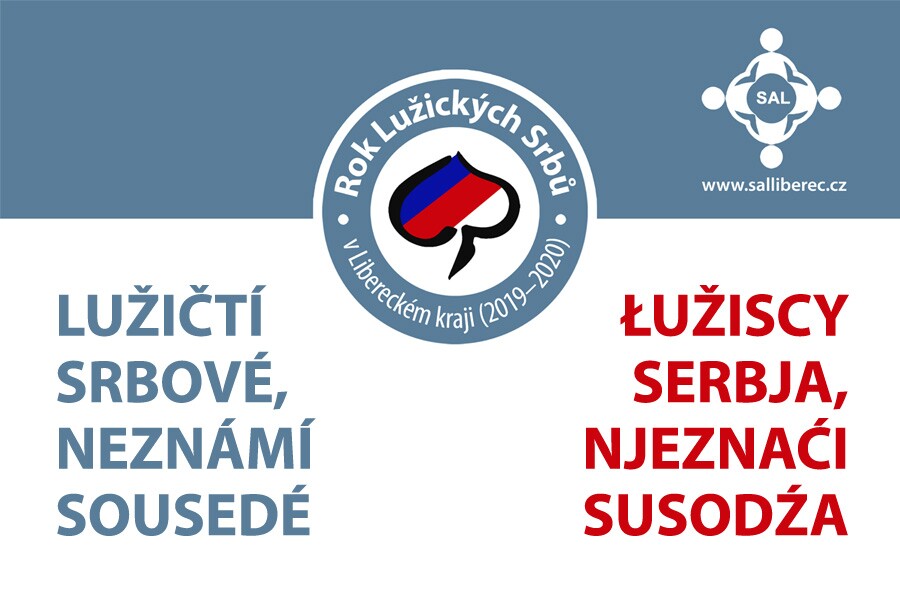 Plakát Ohlédnutí se za rokem Lužických Srbů  v Libereckém kraji 2019 - 2020