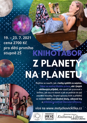 Plakát Knihotábor - Z planety na planetu