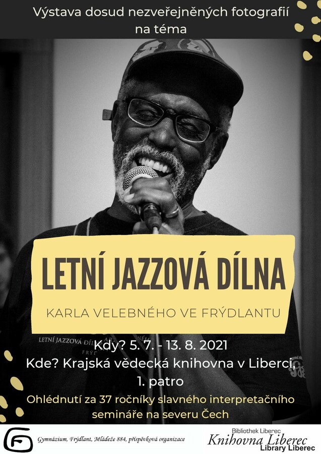 Plakát Letní jazzová dílna Karla Velebného